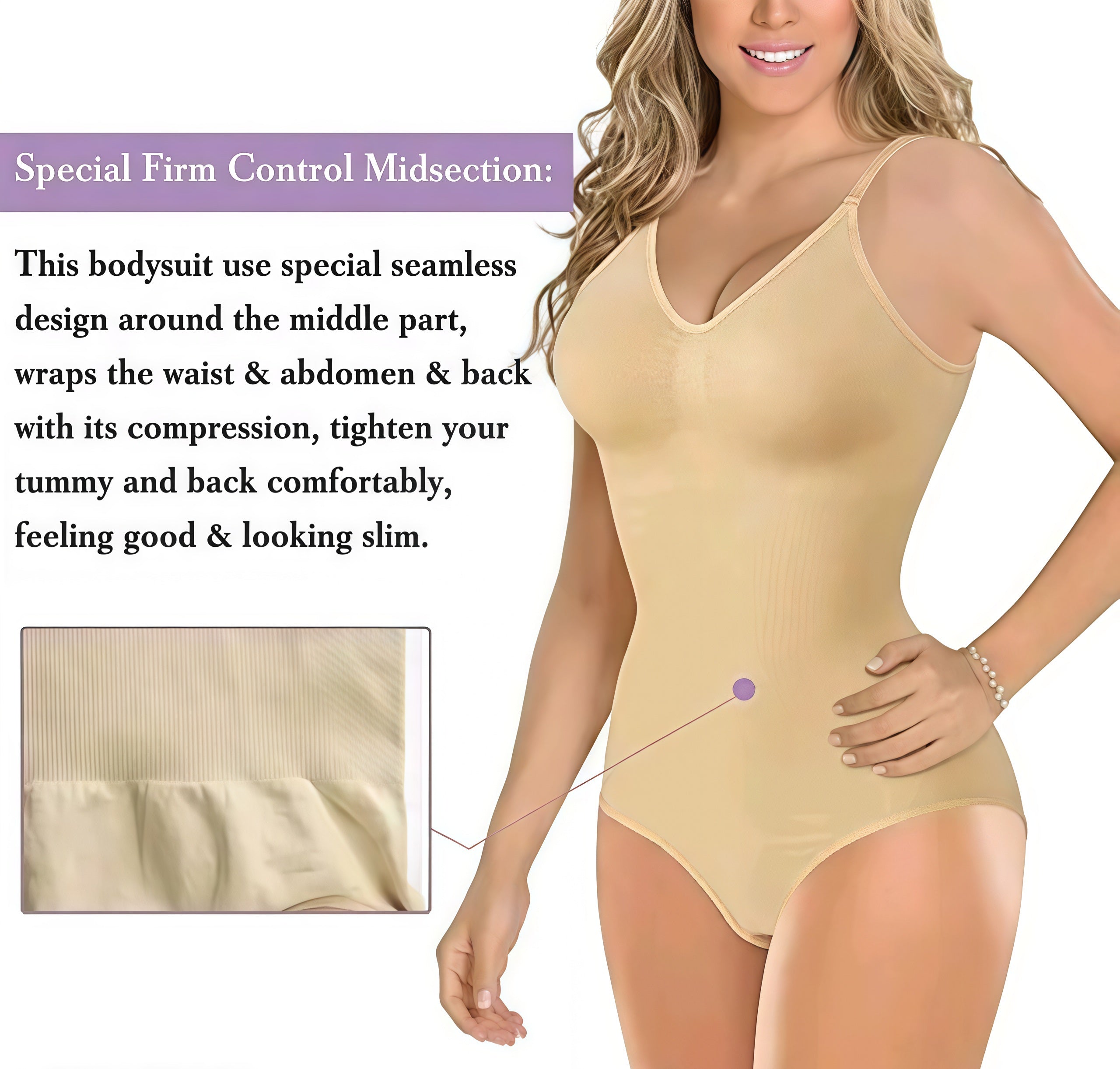 Full Body Shaper & Tube Top Bodysuit