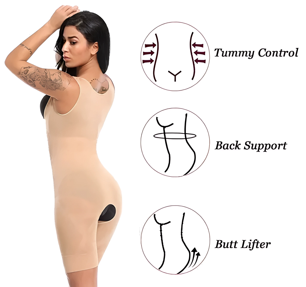 Full Body Shaper & Tube Top Bodysuit